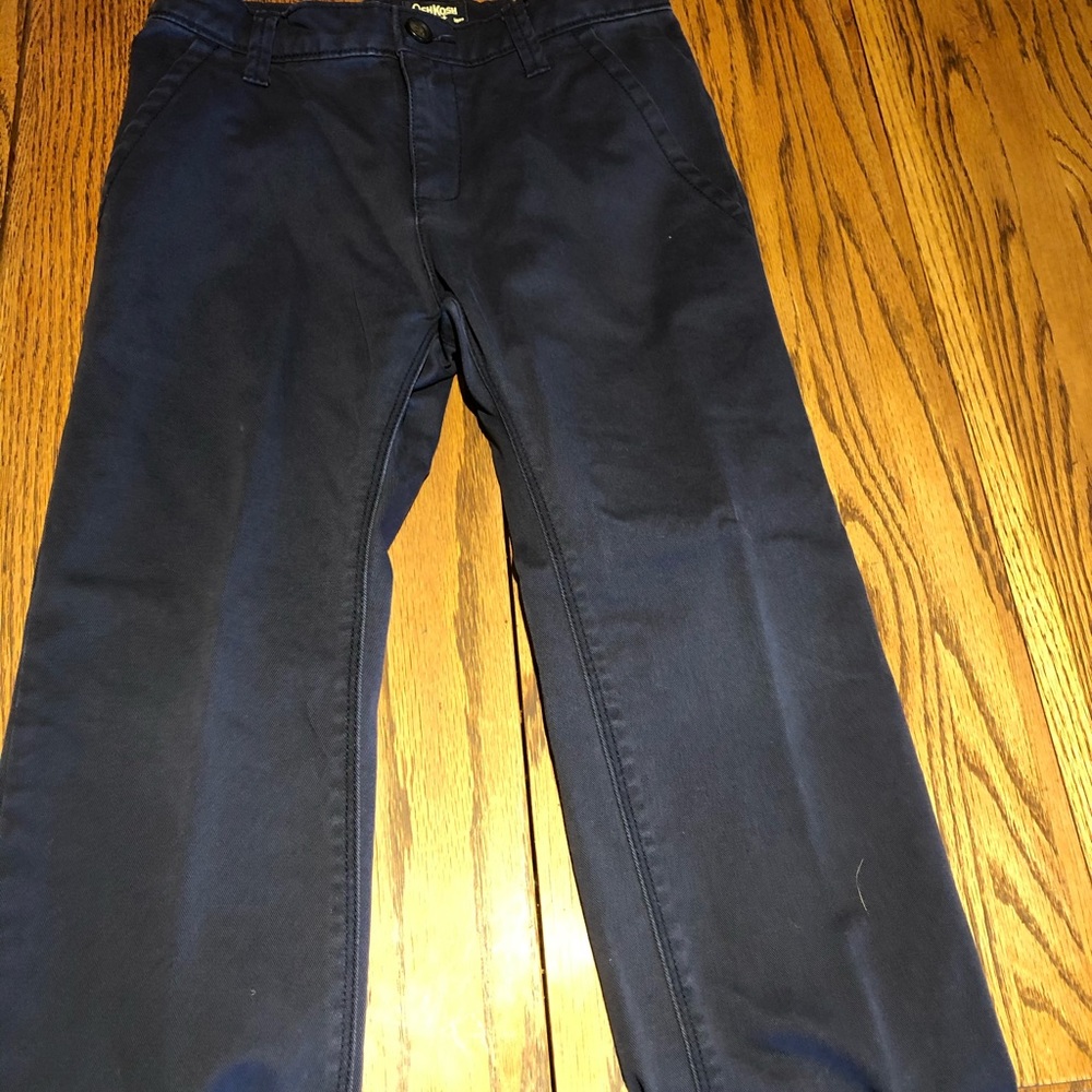 Boys navy chinos